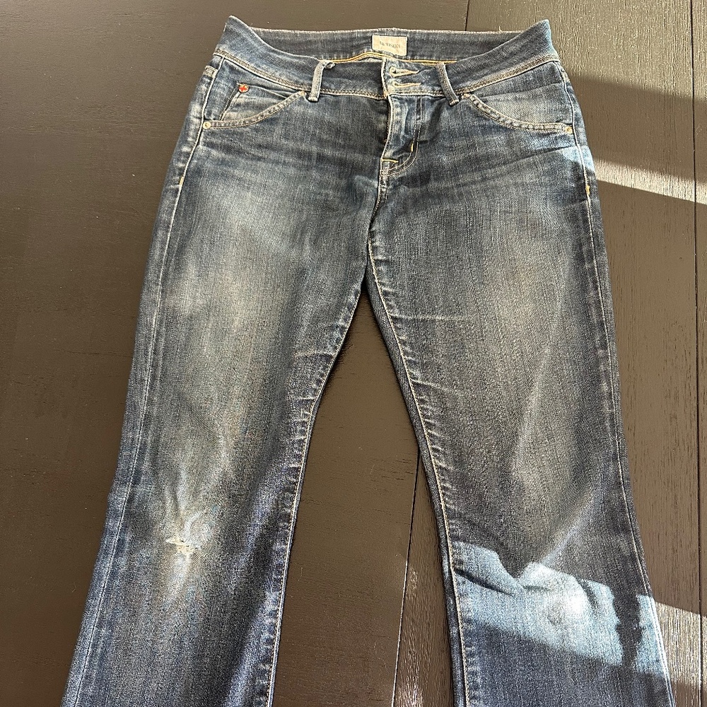 Hudson jeans Collin skinny flap pockets size 28